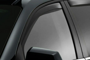 Chevrolet Traverse 2009-2014 - Дефлекторы окон (ветровики), передние, темные. (WeatherTech) фото, цена