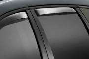 Chevrolet Traverse 2009-2014 - Дефлекторы окон (ветровики), задние, светлые. (WeatherTech) фото, цена