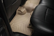 Chevrolet Trailblazer 2002-2009 - Коврики резиновые с бортиком, задние, бежевые. (WeatherTech) фото, цена