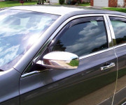 Chrysler 300C 2005-2010 - Дефлекторы окон (ветровики), передние, темные. (WeatherTech) фото, цена