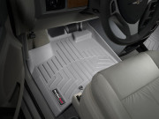 Chrysler Town & Country Van 2011-2014 - Коврики резиновые с бортиком, передние, серые. (WeatherTech) фото, цена