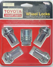 Toyota Matrix 2009-2011 - Секретные гайки - Wheel Locks, Clear Chrome. (Toyota) фото, цена