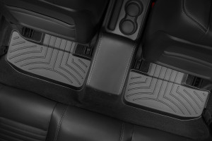 Dodge Challenger 2011-2024 - Коврики резиновые с бортиком, задние, черные. (WeatherTech) фото, цена