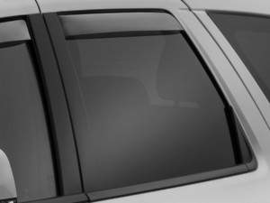 Dodge Durango 2011-2014 - Дефлекторы окон (ветровики), задние, светлые. (WeatherTech) фото, цена