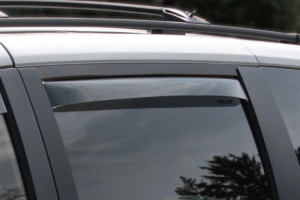 Dodge Grand Caravan 2008-2014 - Дефлекторы окон (ветровики), задние, светлые. (WeatherTech) фото, цена