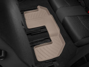 Dodge Journey 2011-2024 - Коврики резиновые с бортиком, задние, 3 ряд сидений, бежевые. (Weathertech) фото, цена
