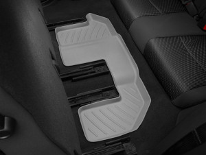 Dodge Journey 2011-2024 - Коврики резиновые с бортиком, задние, 3 ряд сидений, серые. (Weathertech) фото, цена