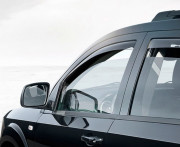 Dodge Journey 2008-2014 - Дефлекторы окон (ветровики), передние, светлые. (WeatherTech) фото, цена