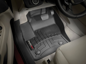 Ford C Max 2013-2018 - Коврики резиновые с бортиком, передние, черные. (WeatherTech) фото, цена