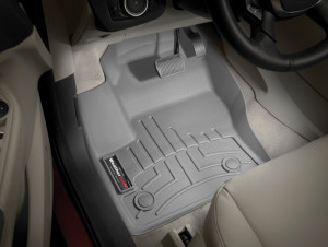 Ford C Max 2013-2018 - Коврики резиновые с бортиком, передние, серые. (WeatherTech) фото, цена