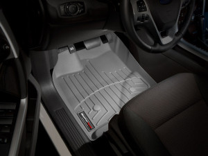Ford Edge 2011-2024 - Коврики резиновые с бортиком, передние, серые. (WeatherTech) фото, цена