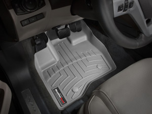 Ford Explorer 2011-2024 - Коврики резиновые с бортиком, передние, серые. (WeatherTech) фото, цена