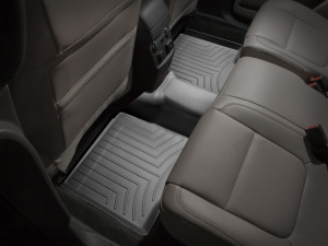 Ford Explorer 2011-2024 - Коврики резиновые с бортиком, задние, черные. (WeatherTech) фото, цена