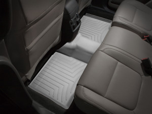 Ford Explorer 2011-2024 - Коврики резиновые с бортиком, задние, серые. (WeatherTech) фото, цена