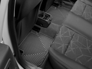 Ford Fiesta 2013-2019 - Коврики резиновые, задние, черные. (WeatherTech) фото, цена