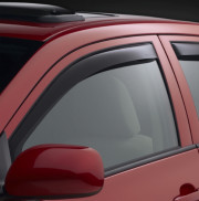 Ford Fiesta 2008-2014 - Дефлекторы окон (ветровики), передние, темные. (WeatherTech) фото, цена