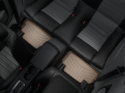 Ford Mustang 2012-2024 - Коврики резиновые с бортиком, задние, бежевые. (WeatherTech) фото, цена