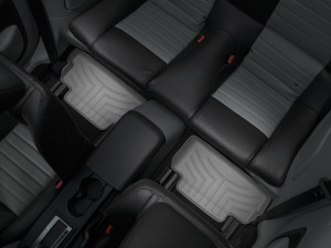 Ford Mustang 2012-2024 - Коврики резиновые с бортиком, задние, серые. (WeatherTech) фото, цена
