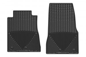 Ford Mustang 2012-2024 - Коврики резиновые, передние, черные. (WeatherTech) фото, цена