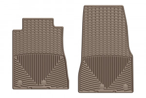 Ford Mustang 2012-2024 - Коврики резиновые, передние, бежевые. (WeatherTech) фото, цена