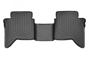 Ford Ranger 2012-2024 - Коврики резиновые с бортиком, задние, черные. (WeatherTech) фото, цена