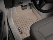 Mercedes-Benz ML 2012-2016 - Коврики резиновые с бортиком, передние, бежевые. (WeatherTech) фото, цена