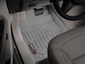 Mercedes-Benz ML 2012-2016 - Коврики резиновые с бортиком, передние, серые. (WeatherTech) фото, цена