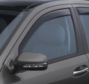 Mercedes-Benz ML 2006-2011 - Дефлекторы окон (ветровики), передние, темные. (WeatherTech) фото, цена