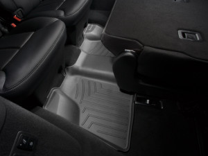 Mercedes-Benz GL 2007-2012 - Коврики резиновые с бортиком, задние, 3 ряд сидений, черные. (Weathertech) фото, цена