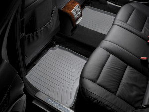 Mercedes-Benz S 2007-2013 - Коврики резиновые с бортиком, задние, серые. (WeatherTech) фото, цена