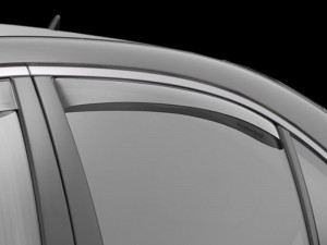 Mercedes-Benz S 2007-2013 - Дефлекторы окон (ветровики), задние, светлые. (WeatherTech) фото, цена