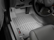 Mercedes-Benz C 2008-2012 - Коврики резиновые с бортиком, передние, серые. (WeatherTech) фото, цена