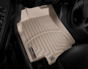 Mercedes-Benz A  2005-2012 - Коврики резиновые с бортиком, передние, бежевые. (WeatherTech) фото, цена