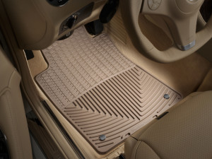 Mercedes-Benz CLS 2006-2010 - Коврики резиновые, передние, бежевые. (WeatherTech) фото, цена