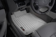 Mercedes-Benz E 2003-2009 - Коврики резиновые с бортиком, передние, серые. (WeatherTech) фото, цена