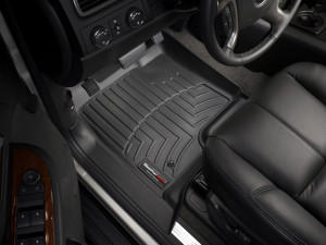 GMC Yukon 2007-2020 - Коврики резиновые с бортиком, передние, черные. (WeatherTech) фото, цена