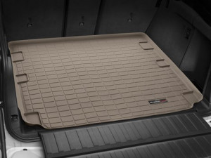 BMW X5 2014-2018 - (5 мест) Коврик резиновый в багажник, бежевый. (WeatherTech) фото, цена