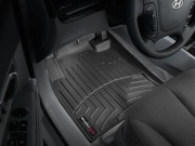 Hyundai Santa Fe 2006-2009 - Коврики резиновые с бортиком, передние, черные (WeatherTech) USA фото, цена