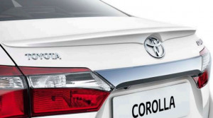 Toyota Corolla 2013-2015 - Липспойлер накрышку багажника (Китай) под покраску фото, цена