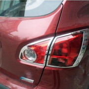 Nissan Qashqai 2007-2013 - Хромированные накладки на задние фонари (Wellstar) фото, цена
