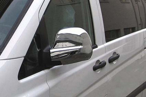 Mercedes-Benz Vito/Viano 2004-2013 - Хромированные накладки на зеркала, к-т 2 шт. (Carmos) фото, цена