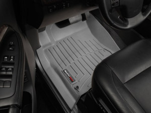 Nissan Armada 2009-2018 -  Коврики резиновые с бортиком, передние, серые (WeatherTech) фото, цена
