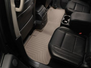 Nissan Armada 2009-2018 -  Коврики резиновые с бортиком, задние, 2 ряд, бежевые (WeatherTech) фото, цена