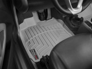 Smart fortwo 2007-2015 - Коврики резиновые с бортиком, передние, серые (WeatherTech) фото, цена