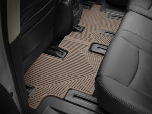 Infiniti QX60 2013-2016 - Коврики резиновые, задние, 2 ряд, бежевые (WeatherTech) фото, цена