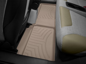 BMW i3 2014-2024 - Коврики резиновые с бортиком, задние, бежевые. (WeatherTech) фото, цена