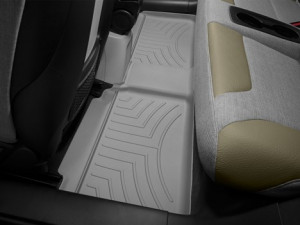 BMW i3 2014-2024 - Коврики резиновые с бортиком, задние, серые. (WeatherTech) фото, цена