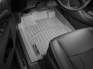 Nissan Pathfinder 2013-2014 - Коврики резиновые с бортиком, передние, черные (WeatherTech) фото, цена