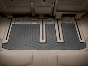 Nissan Pathfinder 2013-2014 - Коврики резиновые с бортиком, задние, 3 ряд, черные (WeatherTech) фото, цена