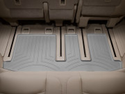 Nissan Pathfinder 2013-2014 - Коврики резиновые с бортиком, задние, 3 ряд, серые (WeatherTech) фото, цена